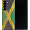 Jamaican Flag Dark Wood Galaxy Z Fold6 Skin
